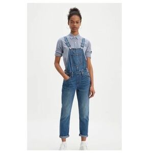 Levi’s Skinny Original Denim Overalls Sz S